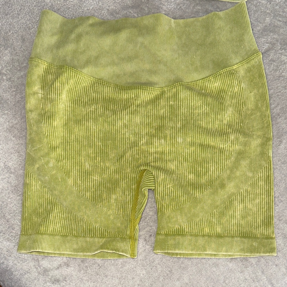 Women's Olive Green Ribbed Set - Picture 2 of 5